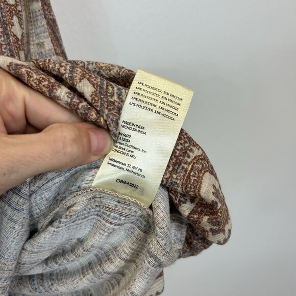 Free People We‎ The Free Your Twised Tank Wrap Top Sz Large Tea Combo - Picture 6 of 8